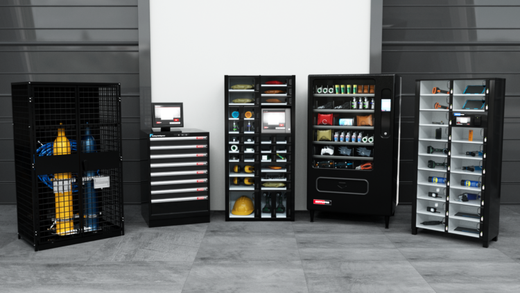 Cluster of vending machone products