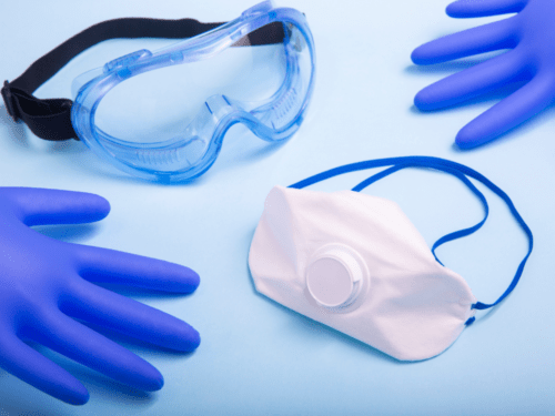 Standard PPE equipment.