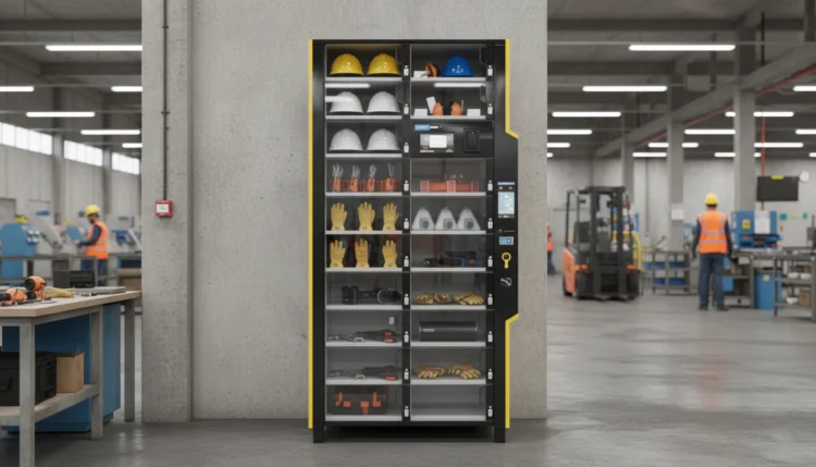 Industrial Vending Machine in Situ